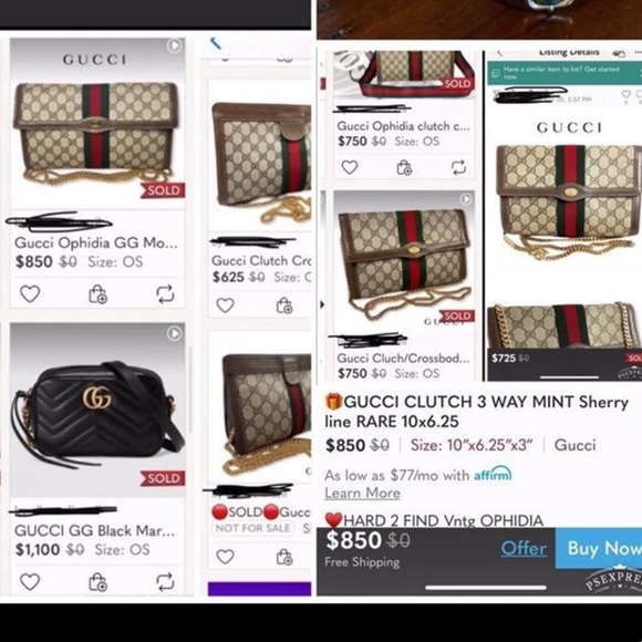 ❗️SOLD❗️GG Supreme❤️ Super Attractive Timeless ❤️EUC Brown MUST HAVE Hard 2 Find - Picture 14 of 14